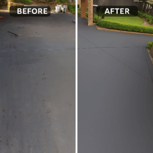 Epoxy driveway Sydney – before and after driveway restoration and coating